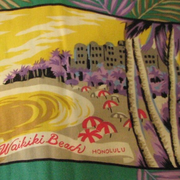 Vintage Tropical Breeze Landscapes Hawaiian Shirt - Picture 9 of 10